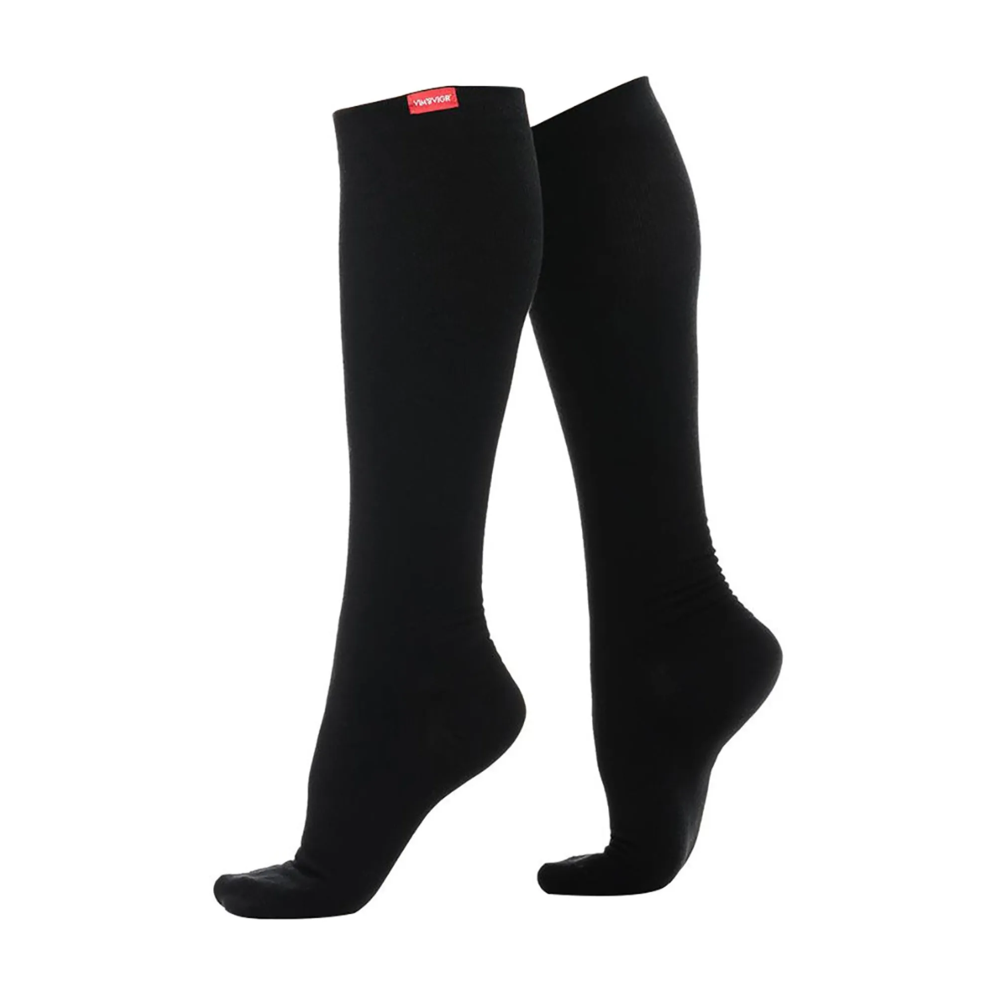 1 Pack Wide Calf Moisture Wicking Nylon Graduated Compression Socks | 20-30 mmHg
