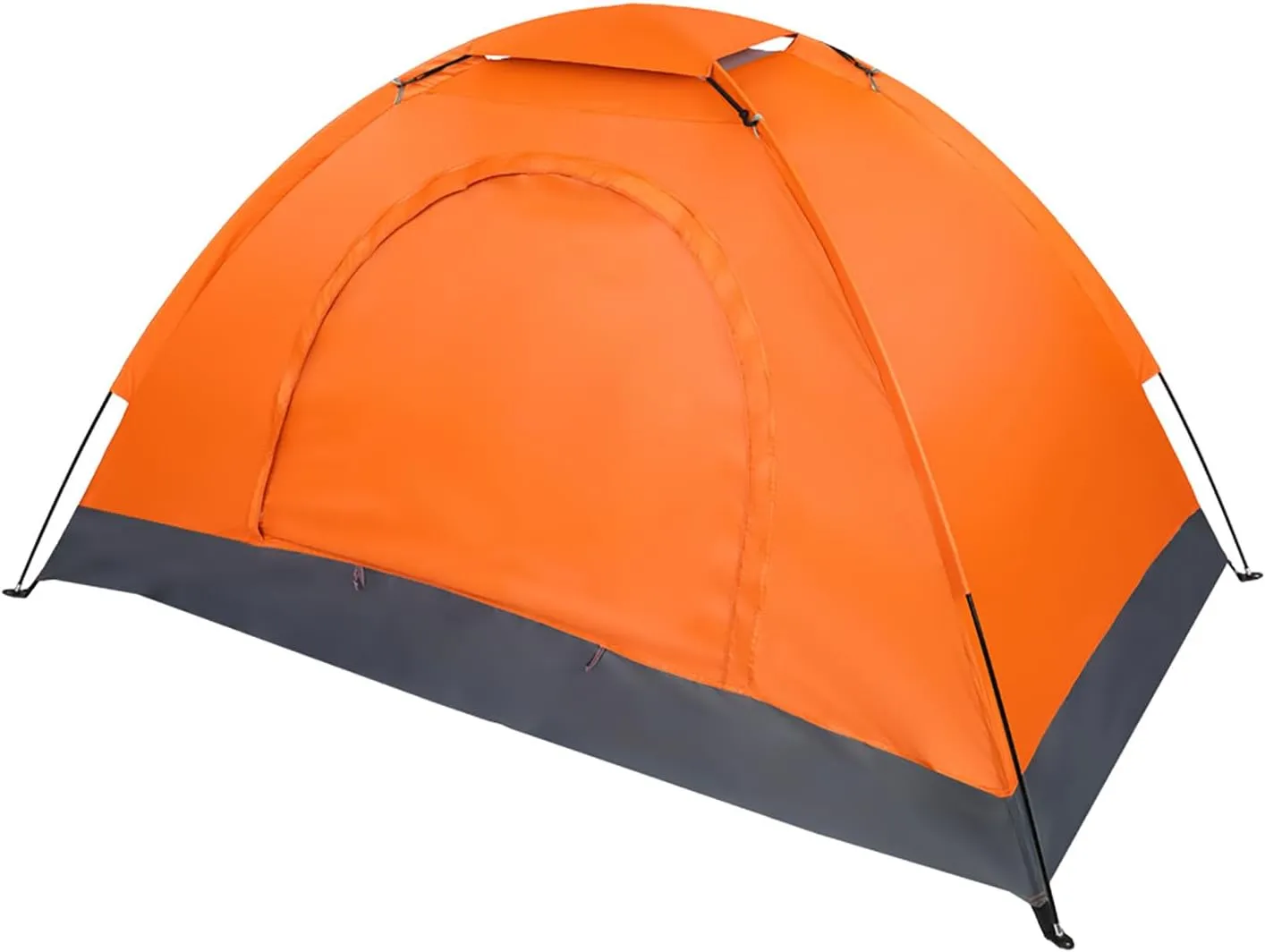 1 Person Patio Dome Tent, All-Weather Camping Tent, Easy Setup Portable Outdoor Tents with Dual-Way Zip and Carrying Bag, Windproof & Waterproof Heavy Duty Tents for Beach Hiking Travel,