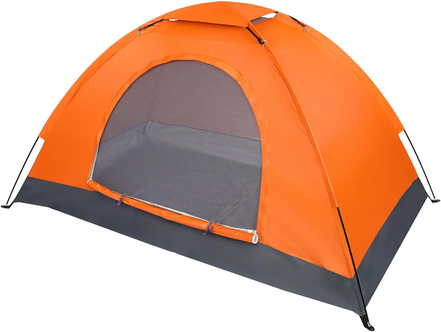 1 Person Patio Dome Tent, All-Weather Camping Tent, Easy Setup Portable Outdoor Tents with Dual-Way Zip and Carrying Bag, Windproof & Waterproof Heavy Duty Tents for Beach Hiking Travel,