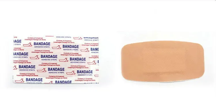 100pcs/lot Breathable Band Aid Waterproof Bandage First Aid Wound Dressing Medical Tape Wound Plaster Emergency Kits Bandaids