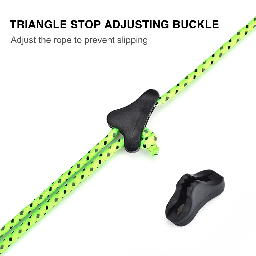 10/20 Pcs Tent Awning Rope Fastener Adjuster