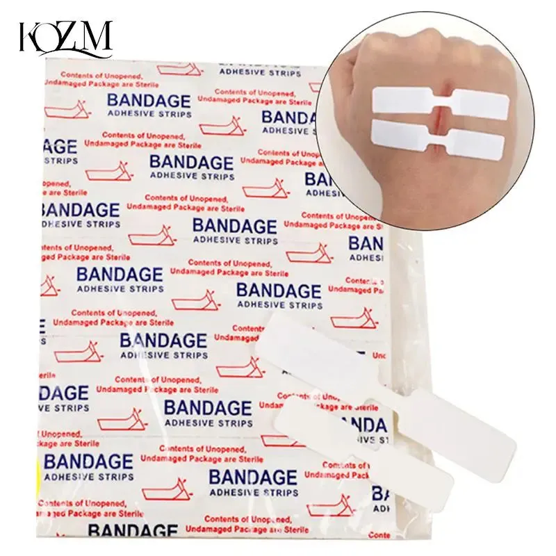 10Pcs Waterproof Butterfly Adhesive Band Aid Wound Closure Bandaid Emergency Kit Bandages Outdoor Camping First Aid Supplies