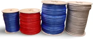 1/4" Delta HMPE (High Modulus Polyethylene) 12-Strand 100% Dyneema Rope MBS: 9,435lbs (Red, 200 ft)