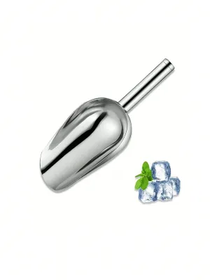 1pc Stainless Steel Multi-Purpose Kitchen Shovel For Ice, Coffee Beans, Flour, Etc.