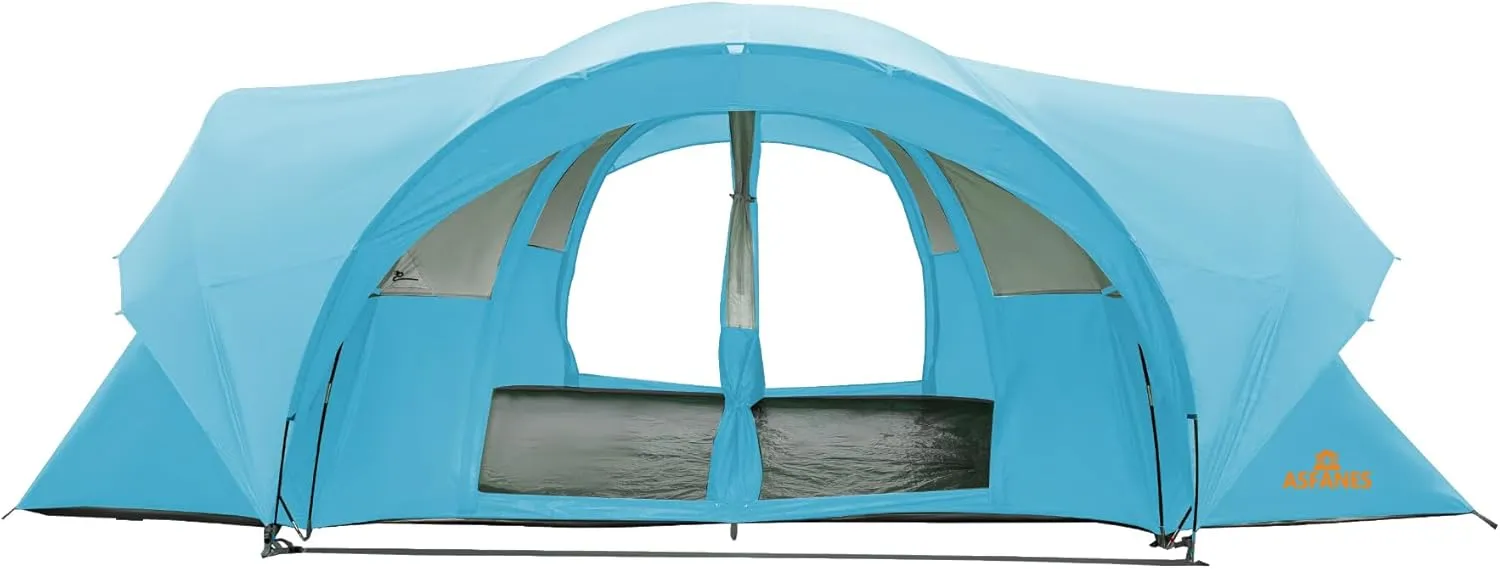 2-12 Person Tents for Camping Waterproof, Backpack Double Layer Camping Tents,