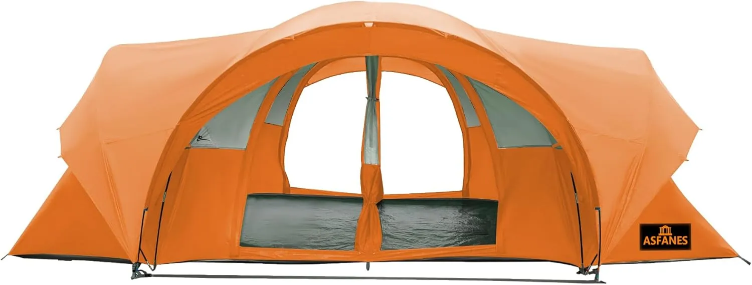 2-12 Person Tents for Camping Waterproof, Backpack Double Layer Camping Tents,