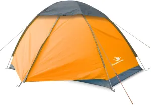 2-3 Person Backpacking Tent, 3-4 Season Lightweight Waterproof Tents with Two Doors for Outdoor Camping, Hiking, Family Beach Hunting Travel