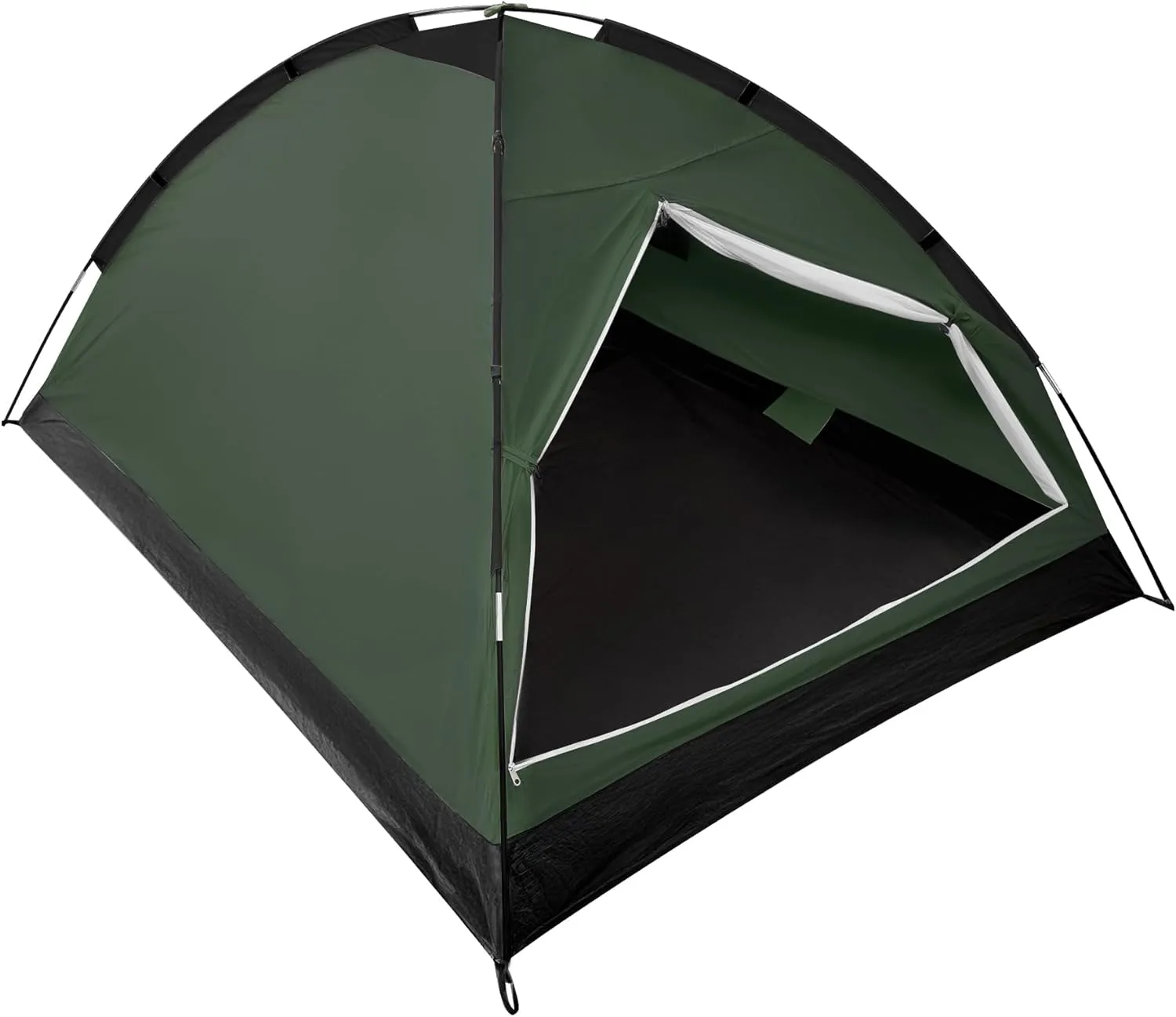 2-Person Camping Dome Tent, Lightweight Waterproof Backpacking Tent with Weather-Resistant Rainfly & Carry Bag, Compact Outdoor Shelter for Hiking, Fishing, Beach Tents for Camping