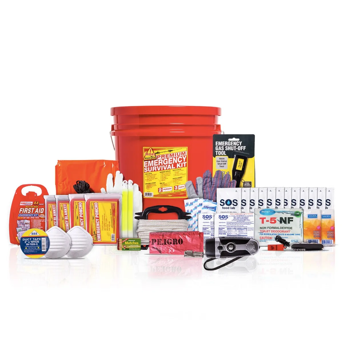 2 Person Home Survival Kit - Premium