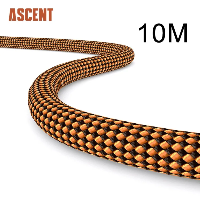 22KN Professional Outdoor Climbing Rope 10.5mm Diameter Trekking Hiking Accessories Floating Rope Wear Resistence Static Rope.