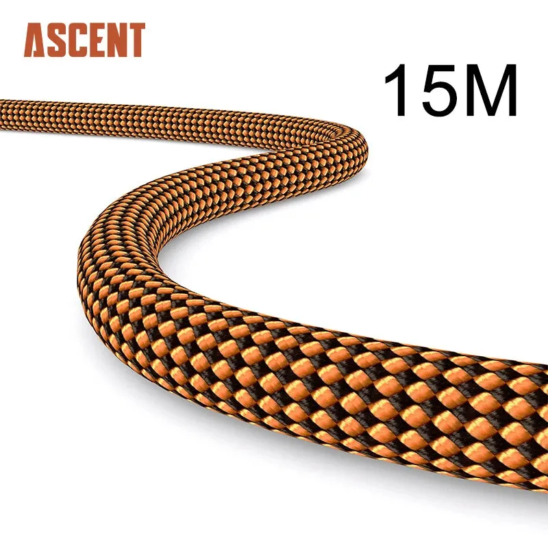 22KN Professional Outdoor Climbing Rope 10.5mm Diameter Trekking Hiking Accessories Floating Rope Wear Resistence Static Rope.