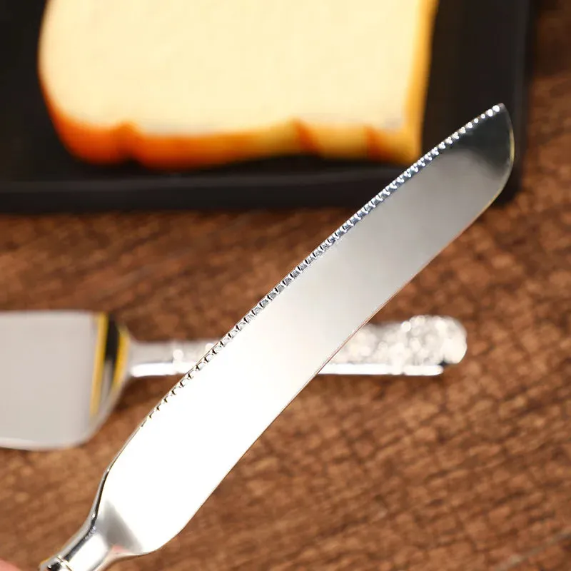 2pc Palace silver plated cake knife shovel