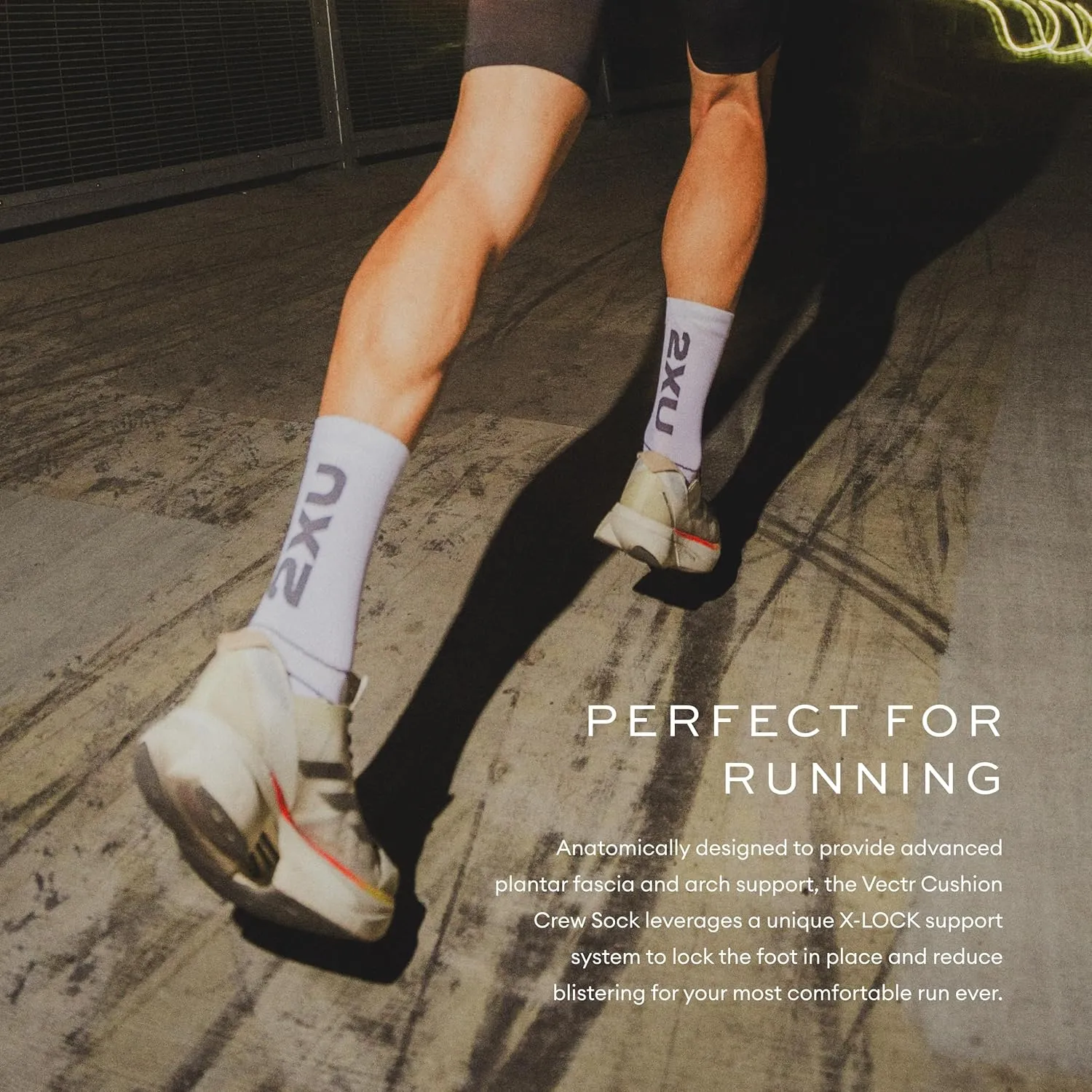 2XU Unisex Vectr Cushion Crew Socks