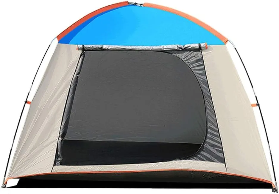 3-4 People Rainproof Thick Camping Camping Field 2 Double Single Indoor Spring Tour pop-up Large Camping Tent Cabin Beach Tent Quick Installation Tent, Green