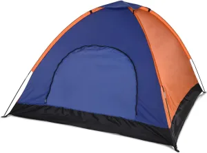 3-4 Persons Camping Tent Lightweight Outdoor Backpacking Tent with Rain Fly Family Camping Hiking Beach Fishing Tent