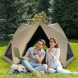 3 On-time delivery Tent with Pop-up and Quick shipping Skylight Rainfly Family Windows 6-Sided Doors