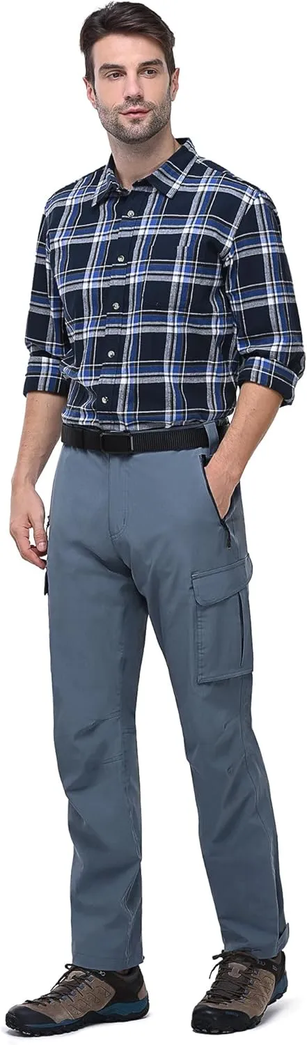 33,000ft Men's Rain Pants Waterproof Lightweight Breathable Golf Over Pants for Hiking Travel Cycling Outdoor