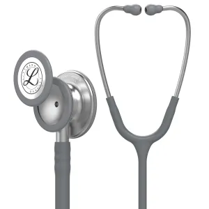 3M Littmann Classic III Monitoring Stethoscope, 5621, More Than 2X as Loud, Weighs Less, Stainless Steel Chestpiece, 27' Grey Tube