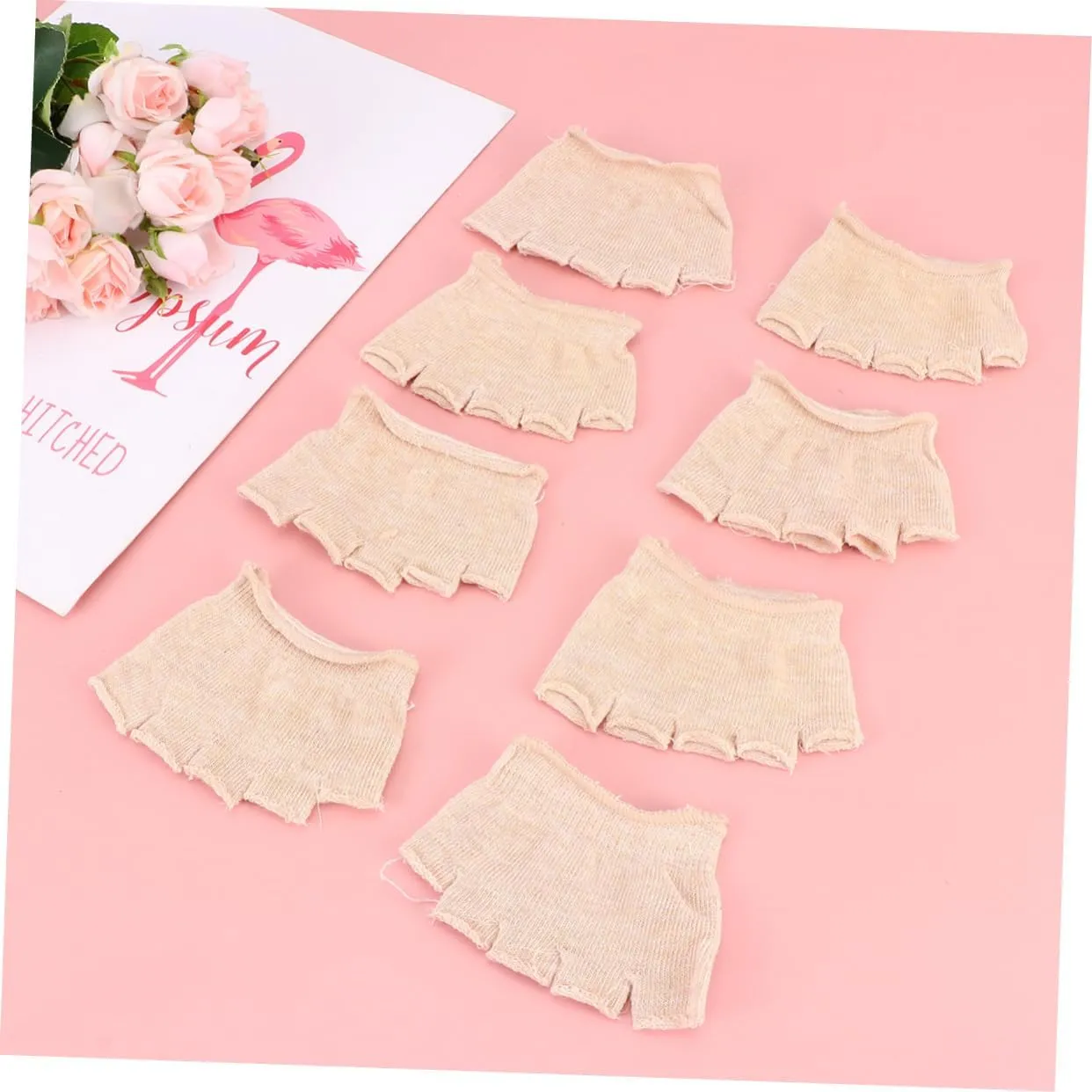 4 Pair Five Toe Socks Peep Toe Socks Cotton Socks Half Socks No Show Socks