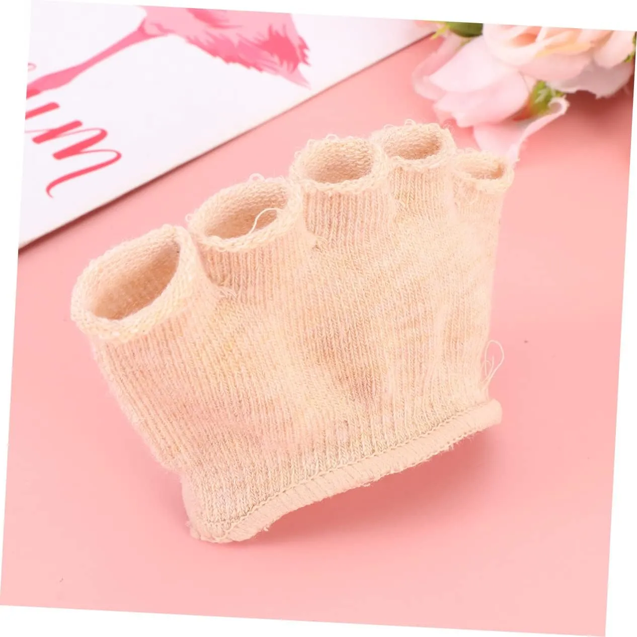 4 Pair Five Toe Socks Peep Toe Socks Cotton Socks Half Socks No Show Socks
