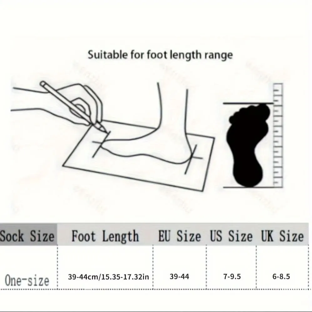 5 Pairs Thermal Hiking Socks - Moisture-Wicking