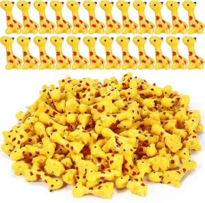 50 Pcs Mini Resin Giraffe Tiny Giraffe Resin Ornaments for Garden Home Decoration Zoo Animal Micro Landscape Ornaments Kit Fairy Dollhouse Accessories (Classic)