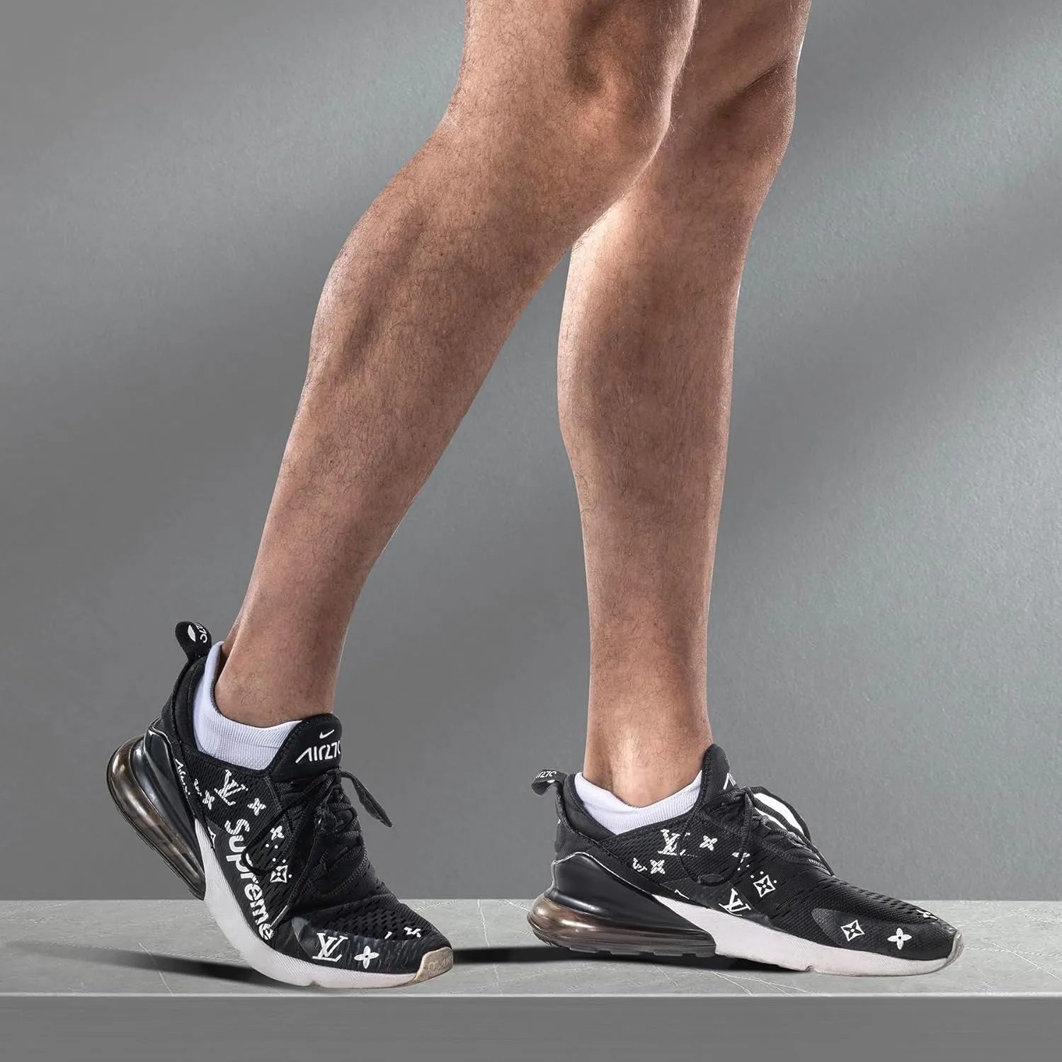 6 Pairs Cushioned Ankle Socks with Heel Tab - Compression Low Cut Athletic Running Socks, Anti-Blister, Seamless Toe
