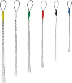 6pcs as a set cable Puller Socks Cable Pulling Sock Grip Wire Eye Mesh Wire Grip Cable Puller Wire Mesh Cable Grip 4-25MM
