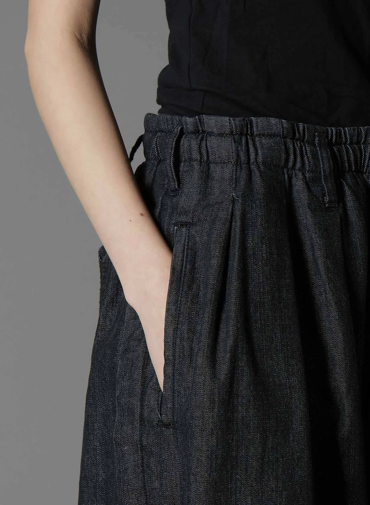 8OZ DENIM   DUNGAREE BALLOON PANTS