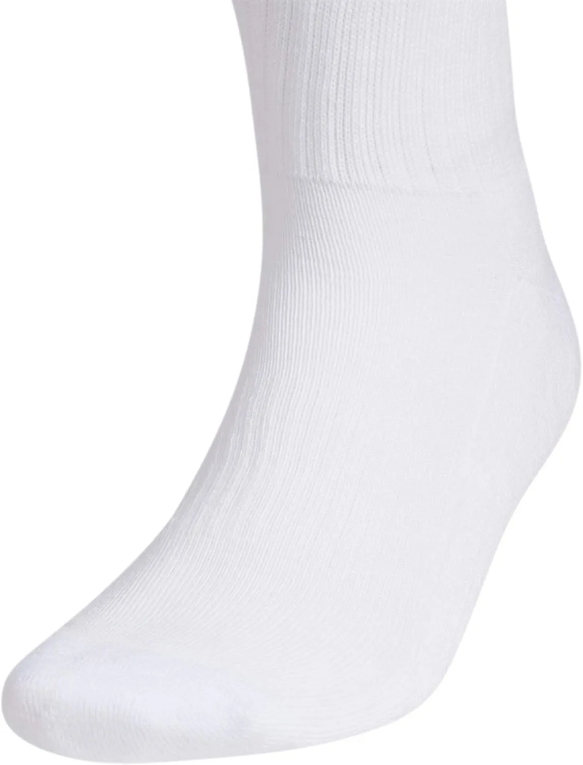 adidas Men's Athletic Cushioned 6-Pack Crew, Cushioned Crew Socks with Arch Compression for a Secure Fit