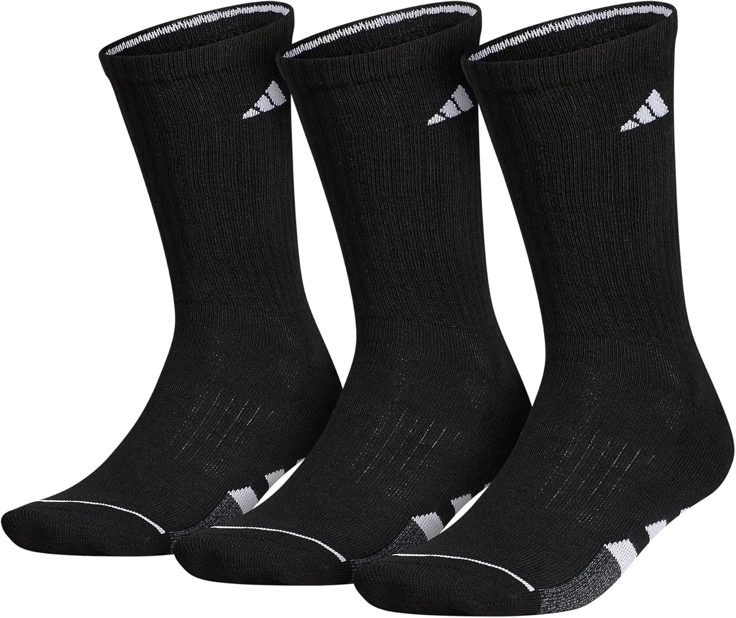 adidas Men's Cushioned Crew Socks (3-Pair)