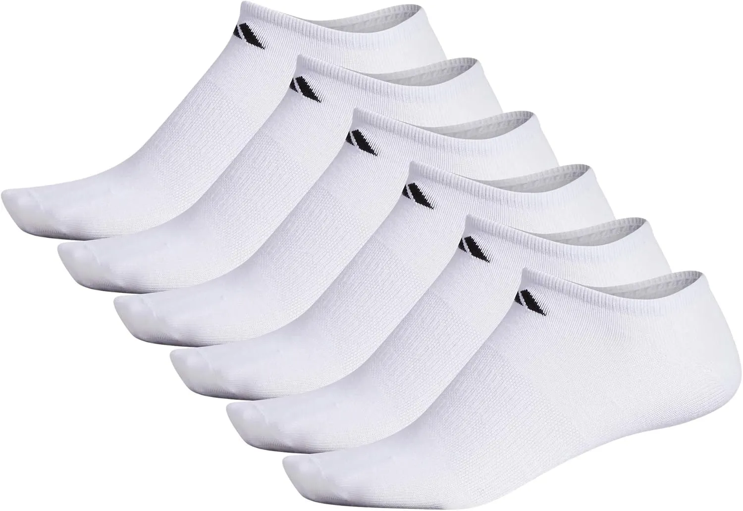 adidas Men's Superlite No Show Socks, Arch Compression Socks For Men, Athletic, Durabable, Lightweight and Breathable, 6-Pack