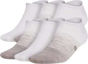 adidas Men's Superlite No Show Socks, Arch Compression Socks For Men, Athletic, Durabable, Lightweight and Breathable, 6-Pack