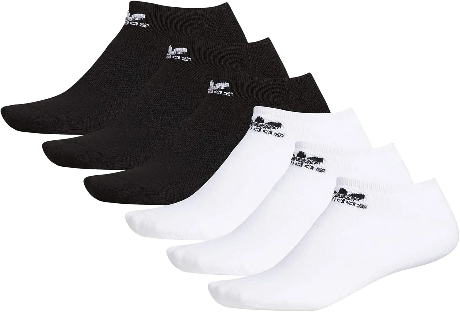 adidas Originals Trefoil No Show Socks (6-Pair)