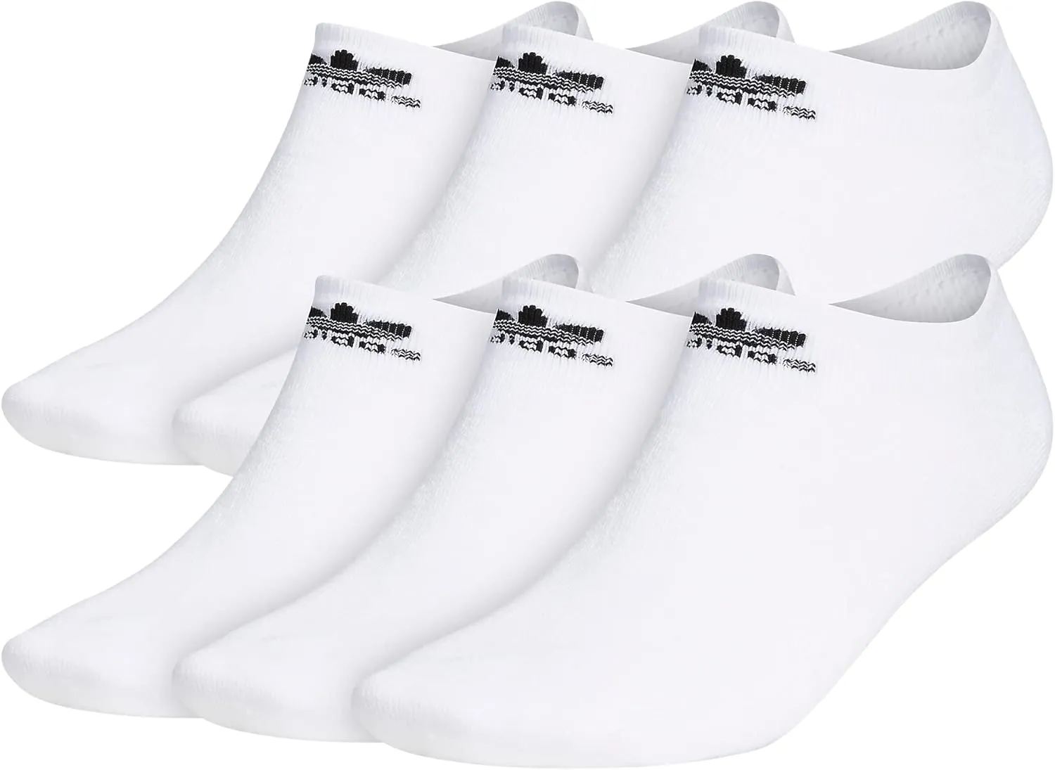 adidas Originals Trefoil No Show Socks (6-Pair)