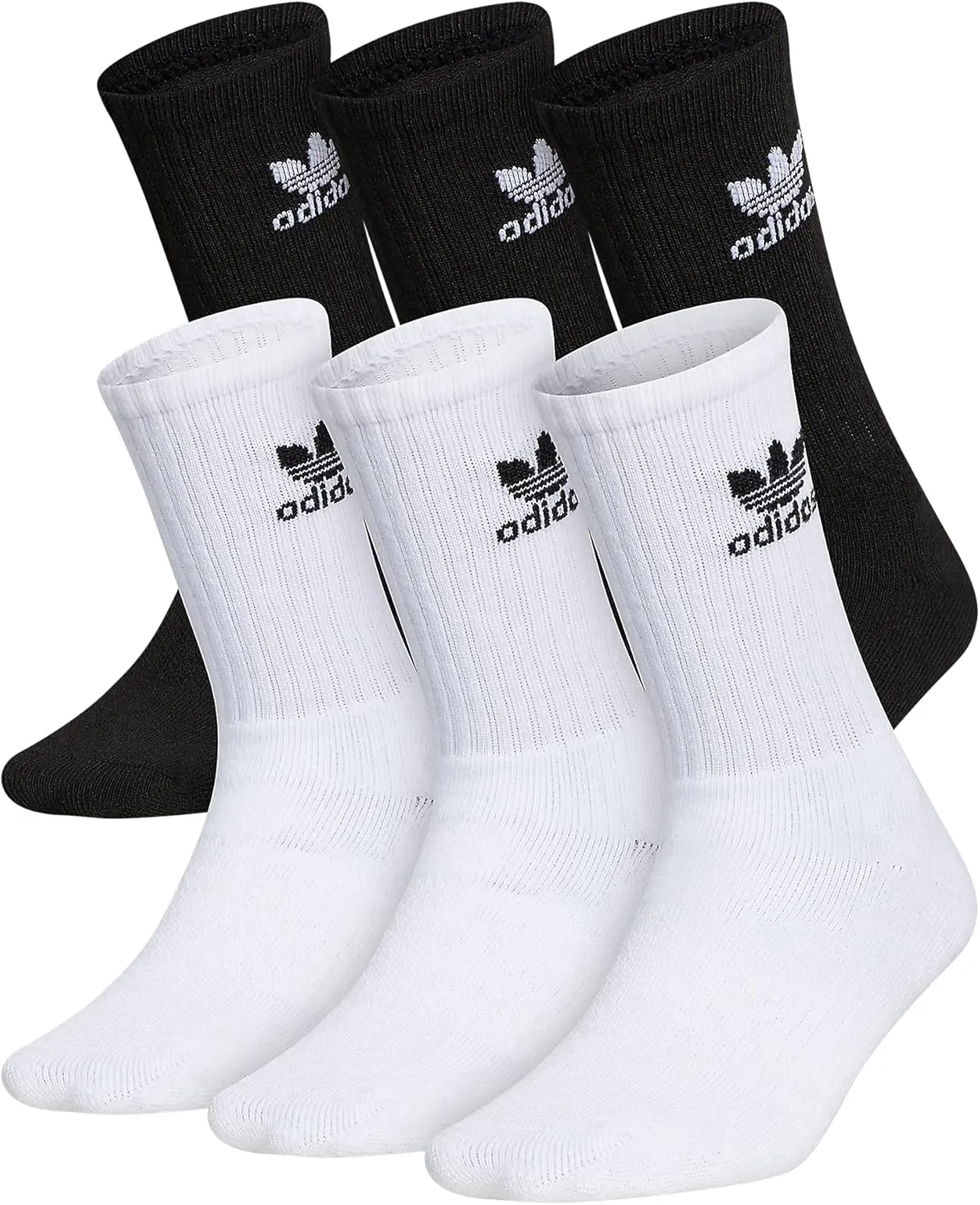 adidas Originals Unisex child Athletic Cushioned Crew Socks OG (6 pairs) durable breathable