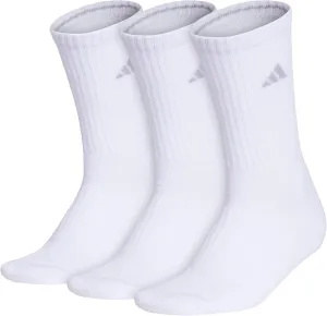 adidas Women's Cushioned Crew Socks with Arch Compression (3 Pairs)