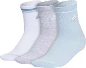 adidas Women's Cushioned Sport High Quarter Socks (3-Pair) Above The Ankle Height with Arch Compression for a Secure Fit