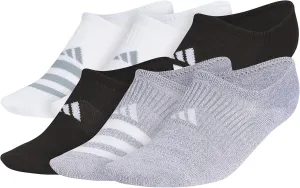 adidas Women's Superlite 3.0 6-Pack Super No Show, Athletic Socks, Invisible Ultra Low-Profile, Cushion & Arch Compression