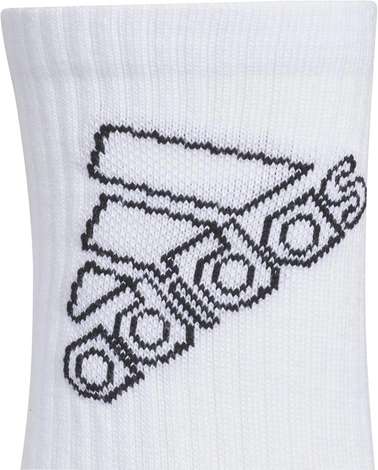 adidas Youth Athletic Cushioned 6-Pack Crew, Kid's Crew Socks for Sports, Durable & Breathable