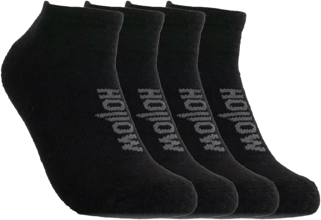 Alpaca No Show Socks for Men and Women, 2 Pack, Moisture Wicking Alpaca Socks for Hiking, Running, Outdoors, Any Season No Show Sock, Temperature Regulating, Light Compression, Medium, Black