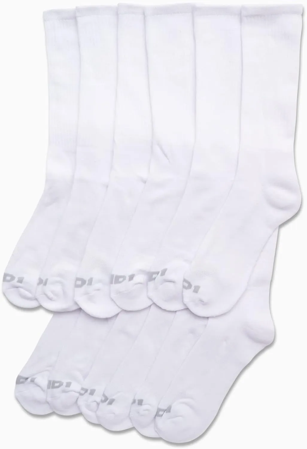 AND1 Men's Crew Socks - 12 Pack Performance Cushion Comfort Crew Socks - Breathable Athletic Socks for Men (6-12.5)