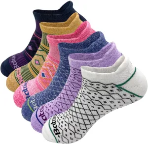 Anti-blister Thick Cushioned Wicking Odor Resist Athletic Casual Ankle Socks 6 Pairs