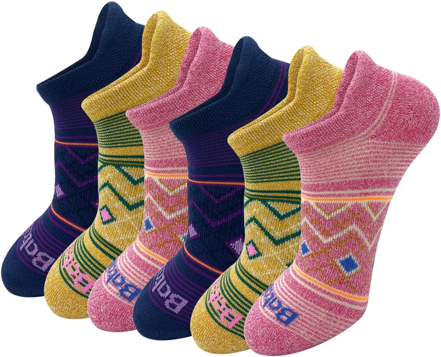 Anti-blister Thick Cushioned Wicking Odor Resist Athletic Casual Ankle Socks 6 Pairs