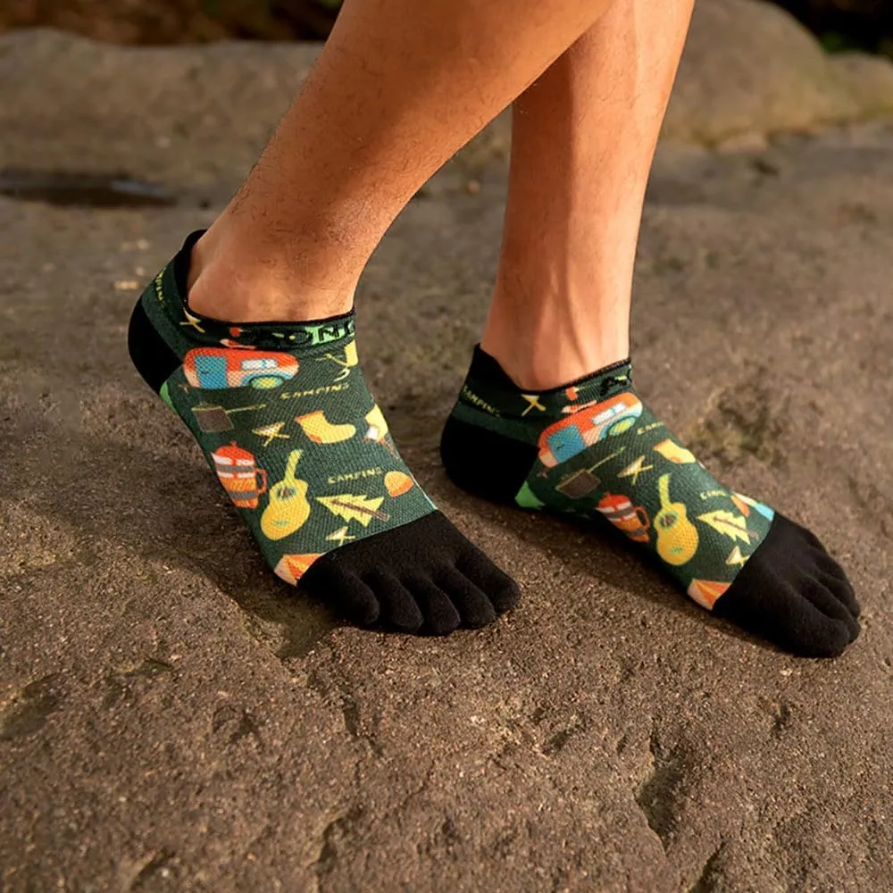 AONIJIE Toe Socks for Men Women Athletic Running Five Finger Socks 3 Pairs Ankle Colorful Funny Novelty Socks