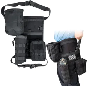 Arrow Quiver, Mini Belt Pouch, Water Bottle Holder and Release Pouch Set for Compound and Recurve Bow Hunting and Target Practice 4PCS