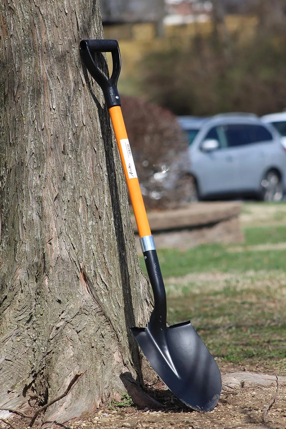 Ashman Heavy-Duty Digging Shovel (2 Pack) with Trenching Blade and 41-Inch Comfortable Handle - Ideal for Garden, Landscaping, Construction, and Masonry - Perfect for Digging Soil, Dirt, and Gravel.