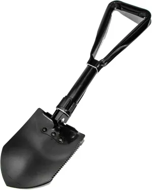 ASR Outdoor Emergency Survival Collapsible Outdoor and Tri Fold Rescue 24 Inch Shovel