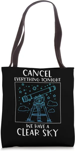 Astrophotography Stargazing Binoculars Stargazing Planets Tote Bag