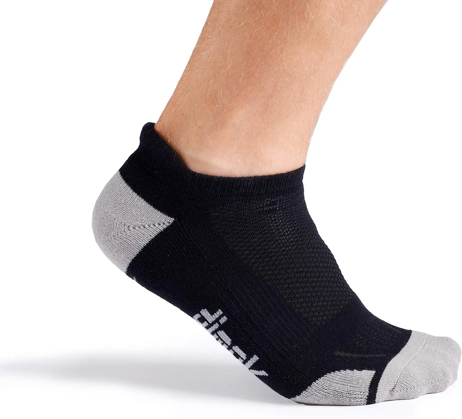 Athletic Running Socks - No Show Wicking Blister Resistant Long Distance Sport Socks for Men and Women